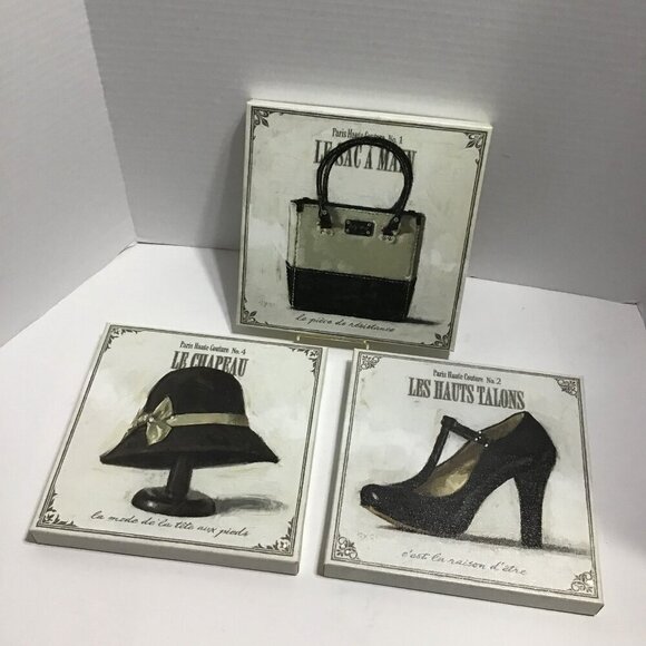 Darren Gygi Square Shaped Multicolor Display Wall Art 3 Piece Bundle - Picture 1 of 8